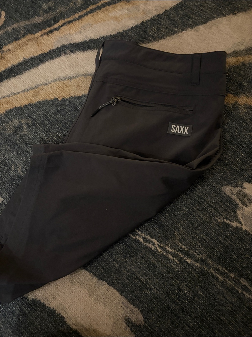 Saxx Black Men's Performance Chinos